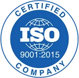 ISO 9001:2015 Certified logo