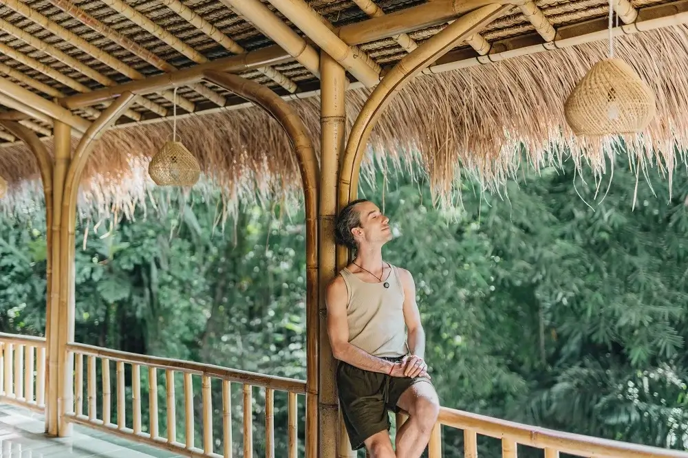 Tropical Bali setting