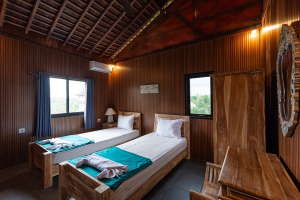 2 Sharing Twin Room at Samadhi Yoga Ashram, Bali - view 1