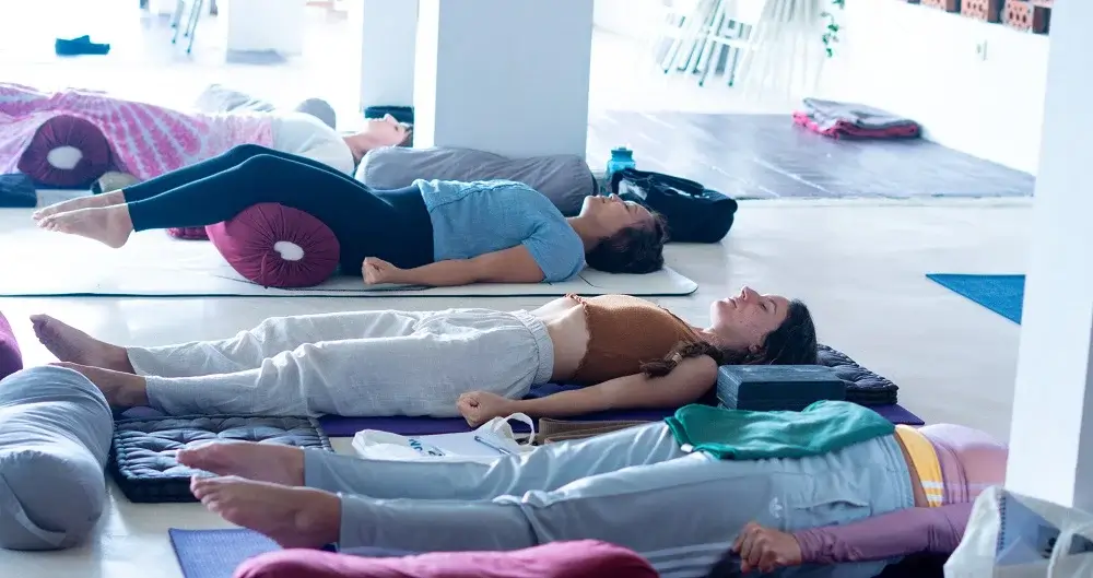 Sound healing session at Samadhi Yoga Ashram, Bali