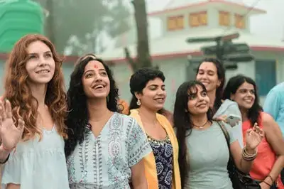 Yoga practice at Samadhi Yoga Ashram in Rishikesh