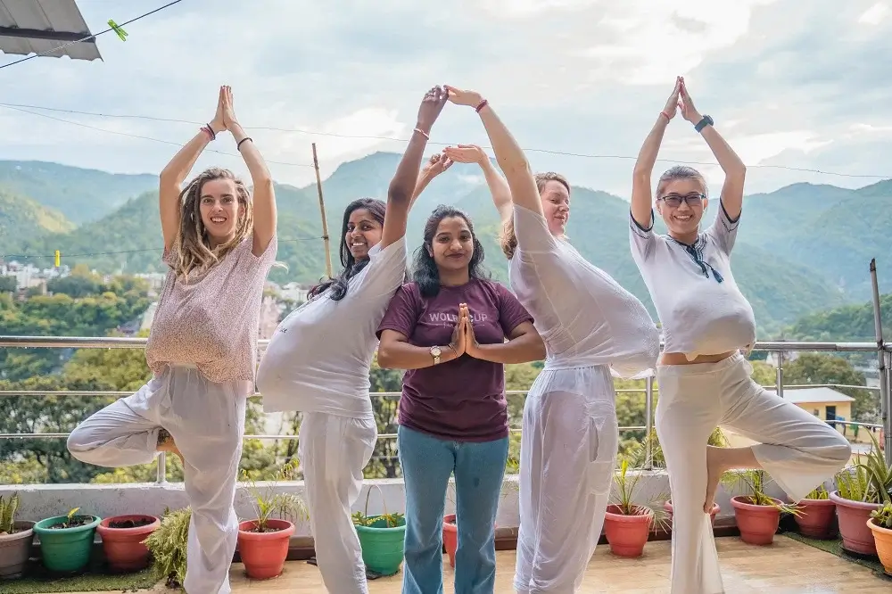 Kirtan and devotional practice at Samadhi Yoga Ashram