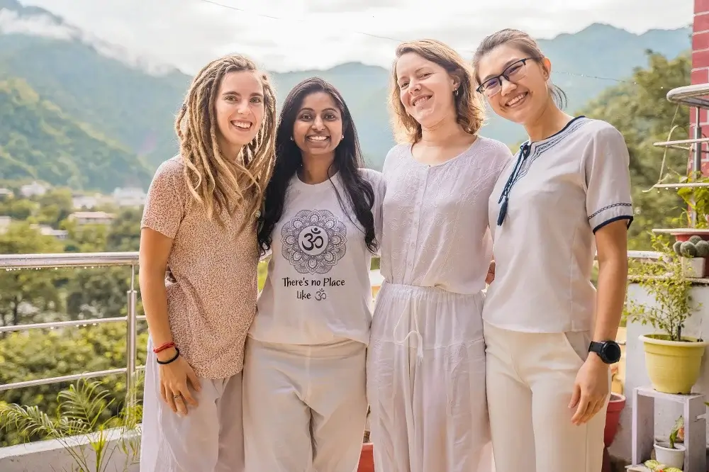 Prenatal Yoga Practice at Samadhi Yoga Ashram, Rishikesh