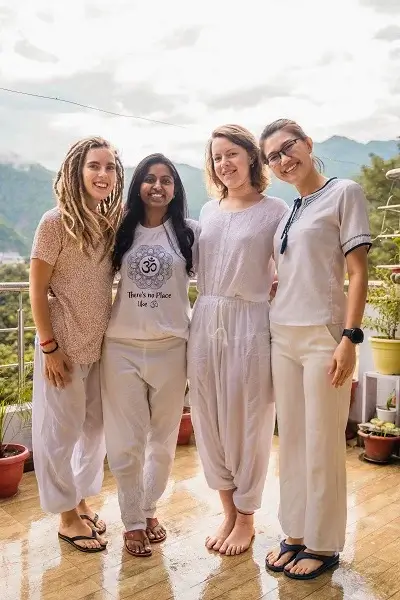 Safe Prenatal Asana Practice for Expectant Mothers at Samadhi Yoga Ashram, Rishikesh