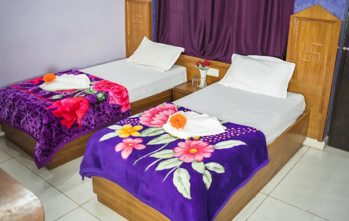 Private rooms at Samadhi Yoga Ashram