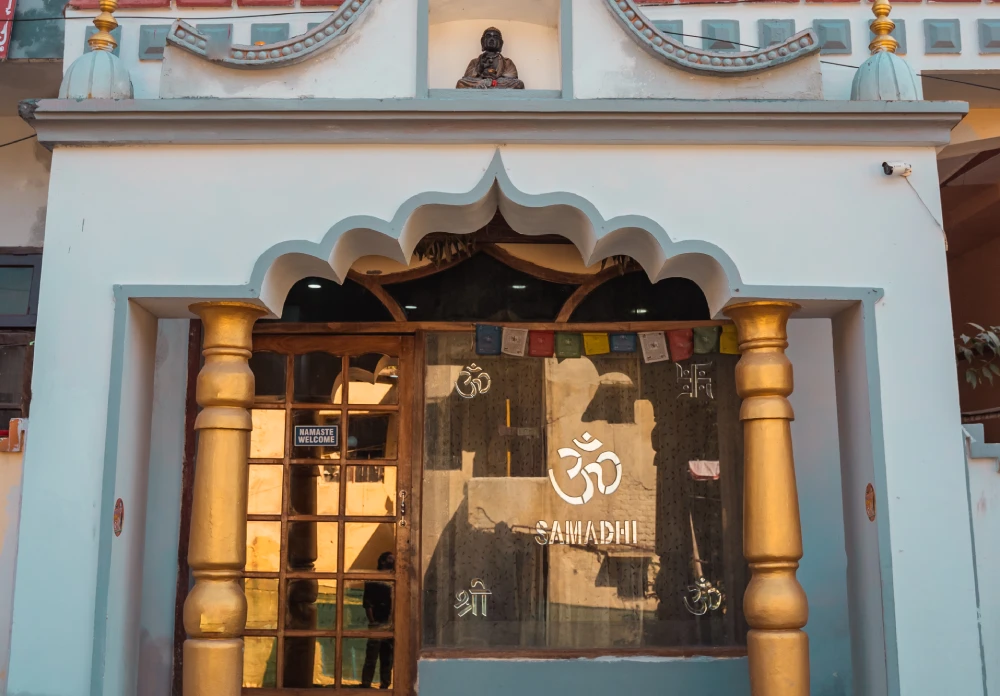 Riverside Location of Samadhi Yoga Ashram Rishikesh