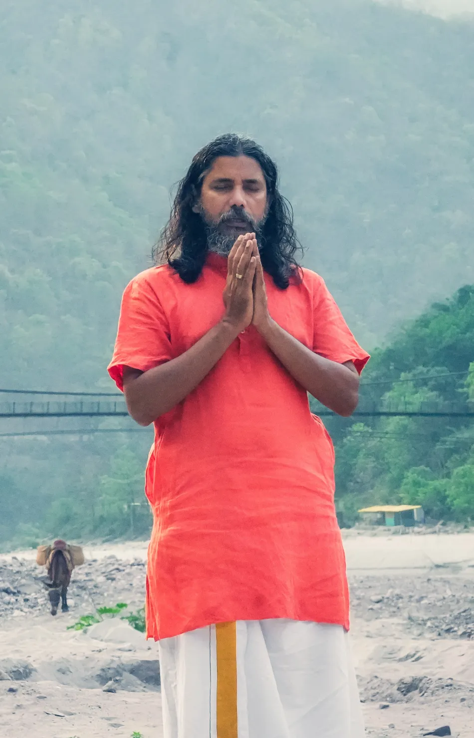 Yoga Teachers Guiding Students at Samadhi Ashram