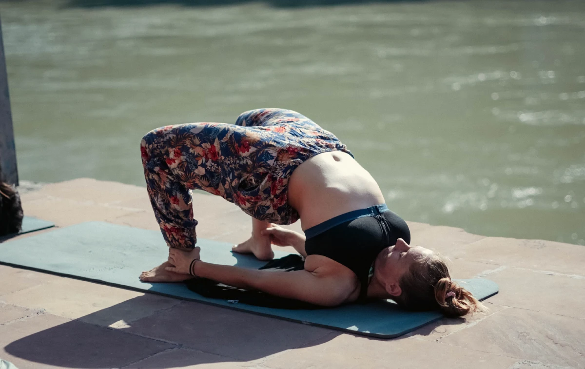 Children Practicing Animal Asanas at Samadhi Yoga Ashram, Rishikesh