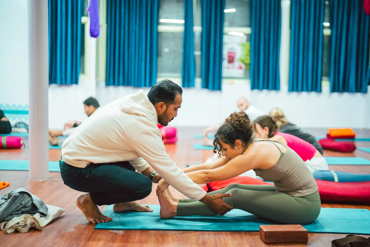 Kids Yoga Practice with Animal Asanas at Samadhi Yoga Ashram, Rishikesh