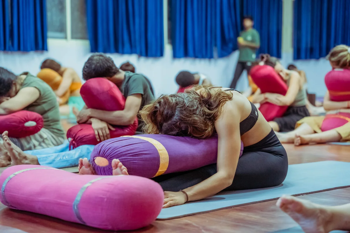 Yin Yoga Practice at Samadhi Yoga Ashram, Rishikesh